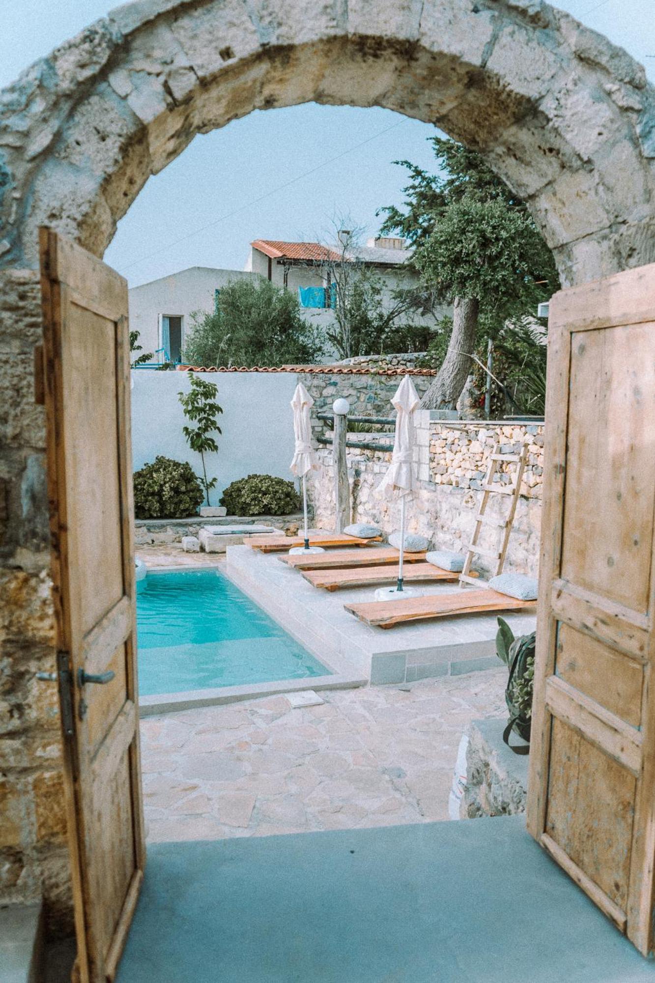 Вилла Antonia'S Stonebuilt Mansion With A Private Pool Armenoi  Экстерьер фото