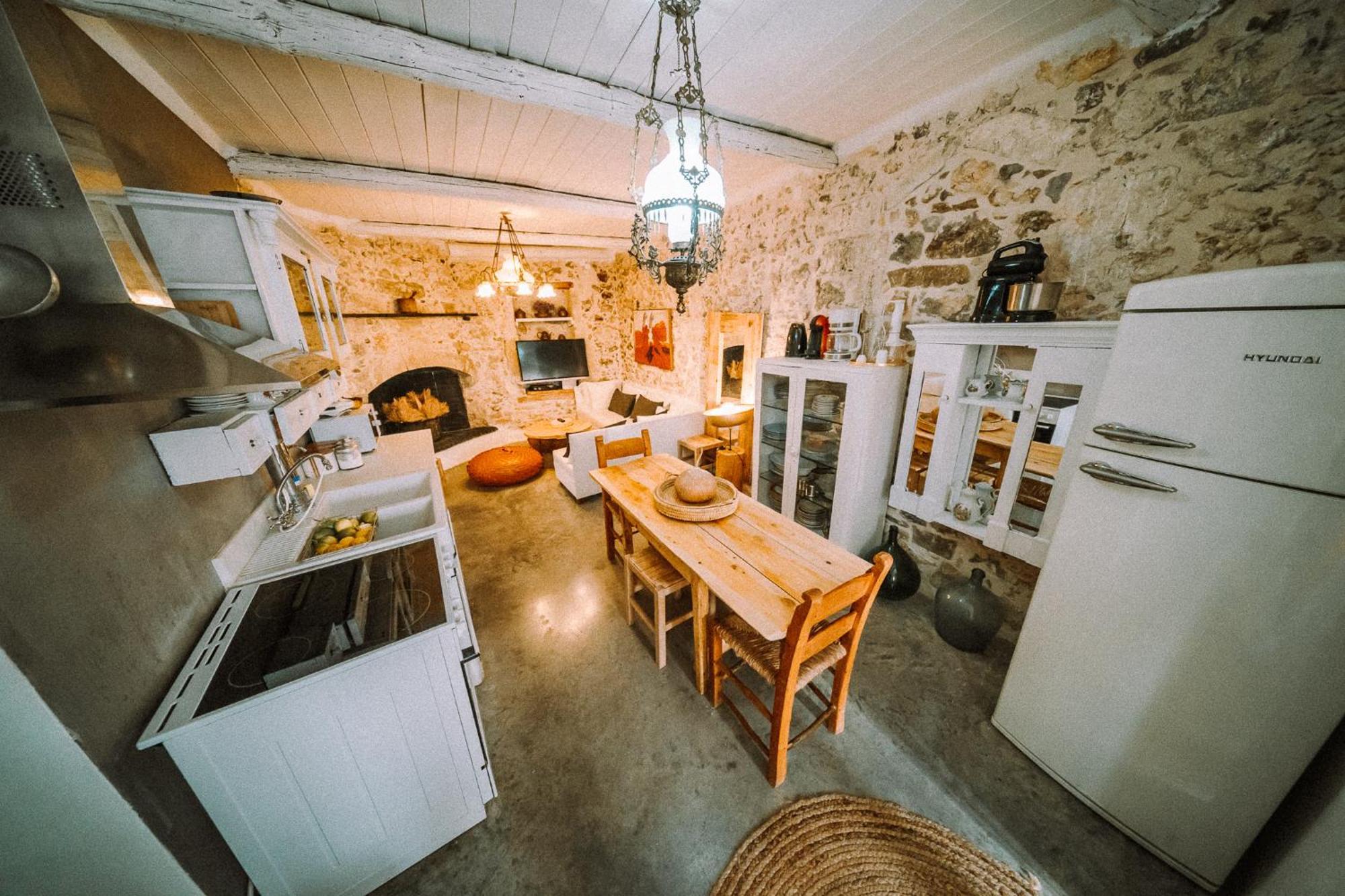 Вилла Antonia'S Stonebuilt Mansion With A Private Pool Armenoi  Экстерьер фото