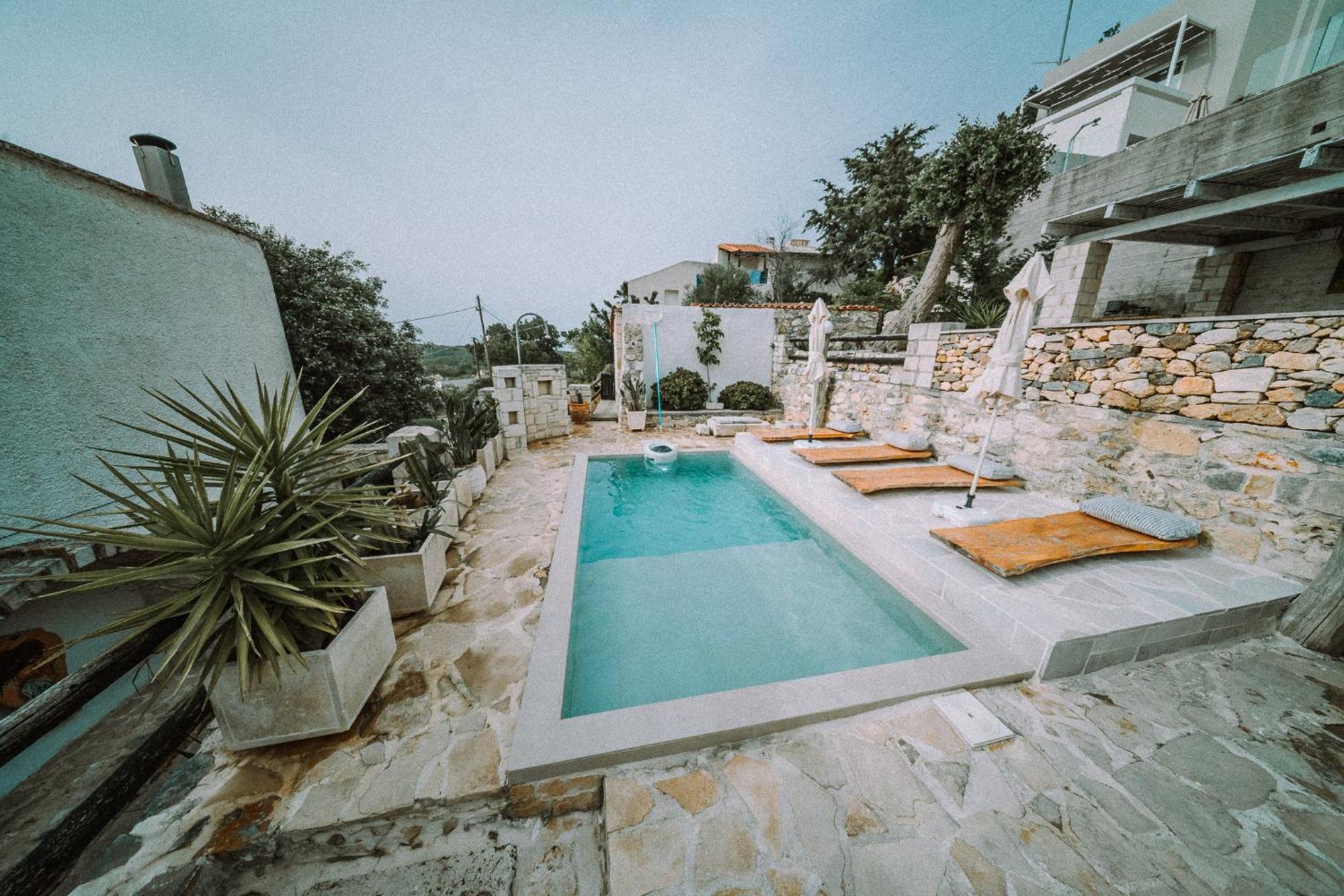 Вилла Antonia'S Stonebuilt Mansion With A Private Pool Armenoi  Экстерьер фото