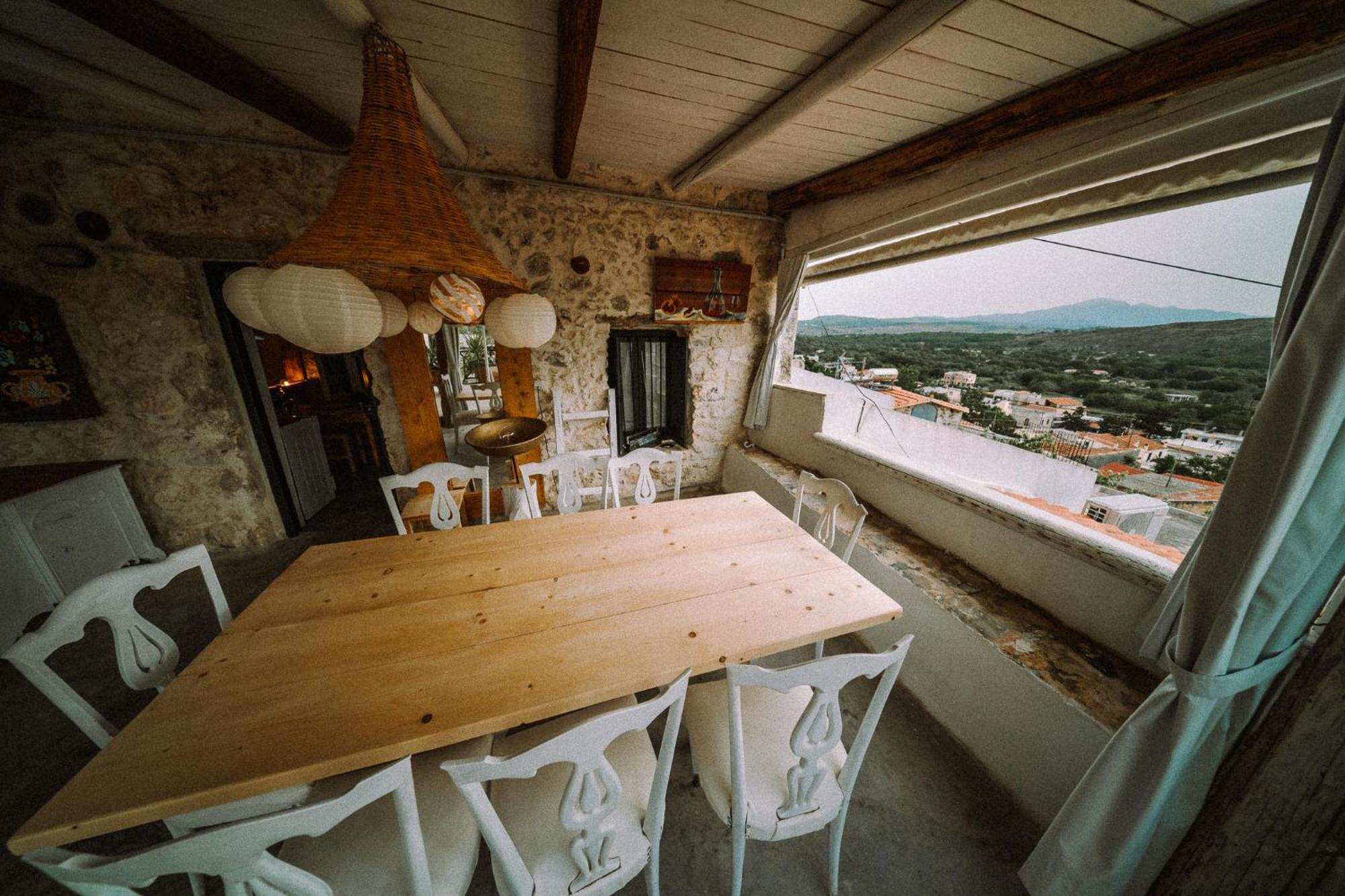 Вилла Antonia'S Stonebuilt Mansion With A Private Pool Armenoi  Экстерьер фото