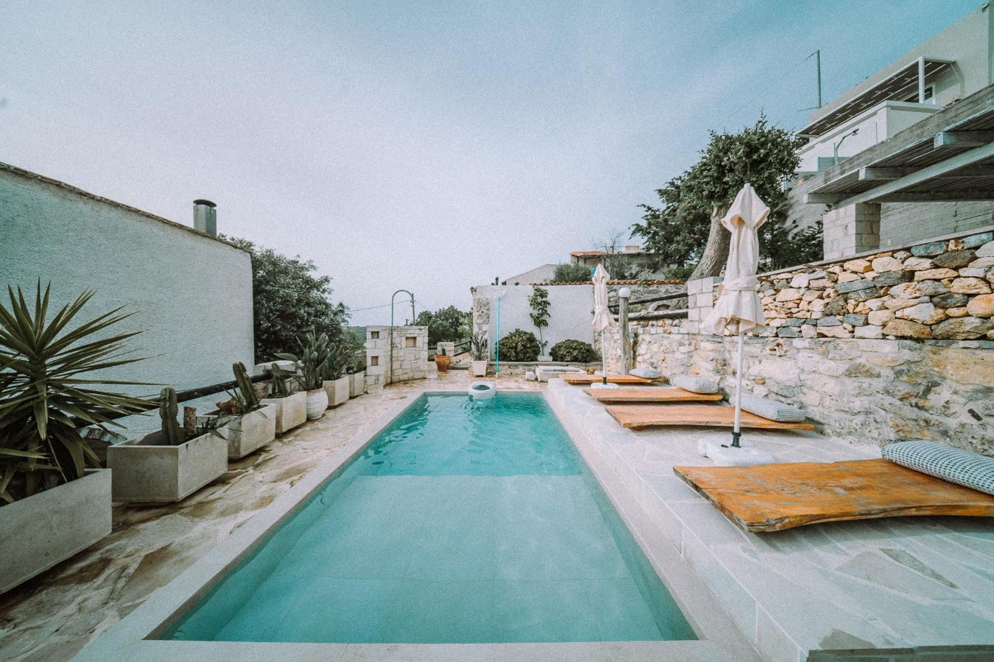 Вилла Antonia'S Stonebuilt Mansion With A Private Pool Armenoi  Экстерьер фото